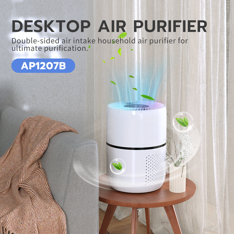 Purificateurs d'air pour purificateur d'air de chambre à coucher avec fonction d'aromathérapie pour animaux de compagnie Pollen sèche Hair Sodeur de 20db Air Nettoyer pour la chambre à coucher