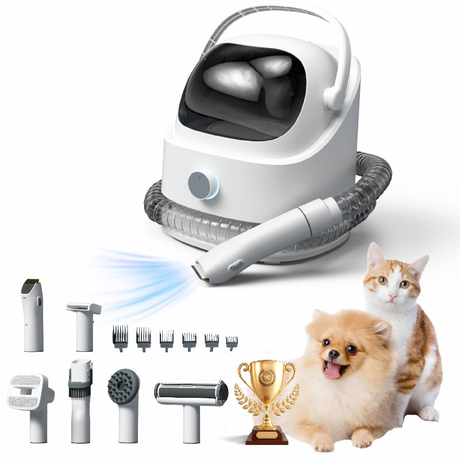 Moix de poils vide et kit de toilettage pour chiens