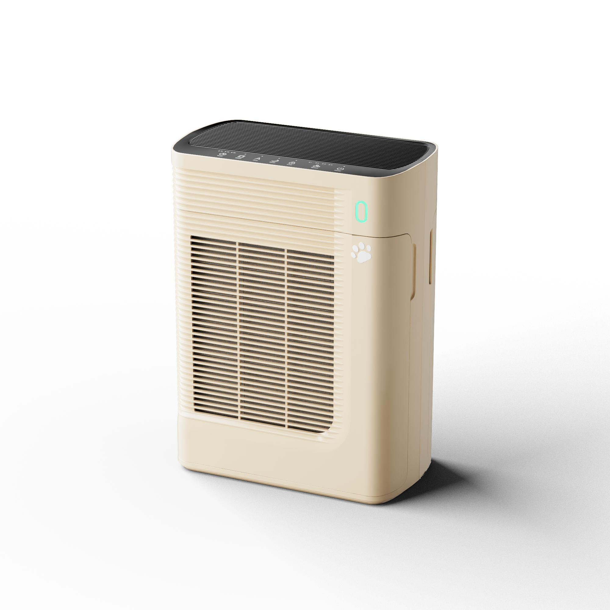 Purificateurs d'air de poils pour animaux pour la maison grande pièce H13 True Nettoyer de purificateur d'air de filtre HEPA avec entrée d'air à 360 °, parfum, purificateur d'air 13db pour la chambre à coucher Wildfir Fume Smok